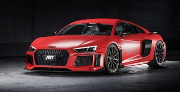 Ателье ABT Sportsline показало свою версию «заряженного» купе Audi R8 V10 plus