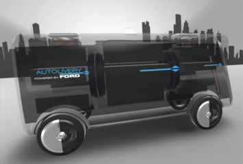 Ford представил концепт автономного микрофургона