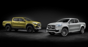 Mercedes-Benz анонсировала показ первого пикапа X-Class во время Женевской автовыставки