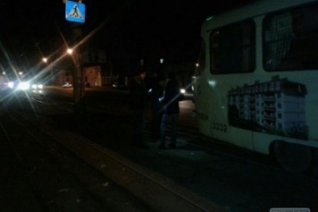На Одесской Лузановке трамвай сбил мужчину