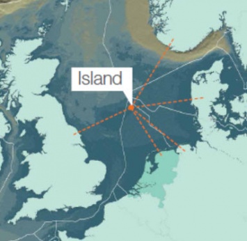 Три страны построят в Северном море остров с ветровыми электростанциями