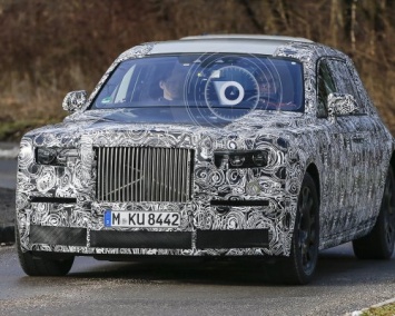 На дорожных тестах замечен Rolls-Royce Phantom 2018