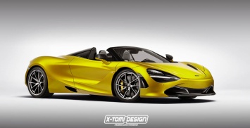 Представлен рендер родстера McLaren 720S Spider