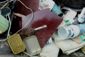 В Покровске задержан владелец опасного предмета: гранату нашел в одном из баков для мусора