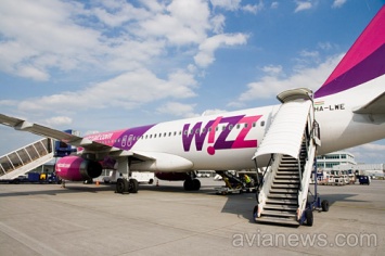 Wizz Air временно перебазирует самолет в Борисполь