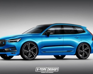 Опубликованы первые рендеры «заряженного» Volvo Polestar XC60