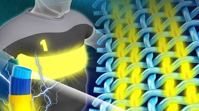 Ученые создали светодиодные нитки