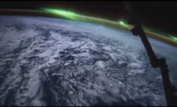 NASA показало полярное сияние из космоса: видео