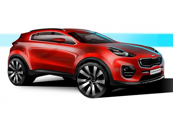 KIA показал официальные тизеры Sportage нового поколения