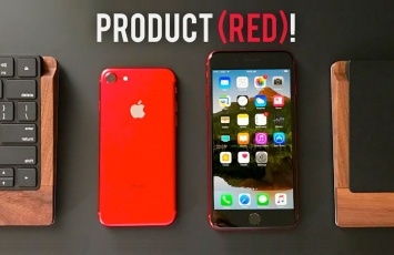 Красный iPhone 7 с черной рамкой выглядит роскошно [видео]