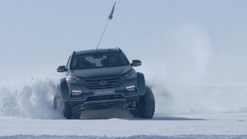 Hyundai Santa Fe стал первой легковушкой, пересекшей Антарктиду