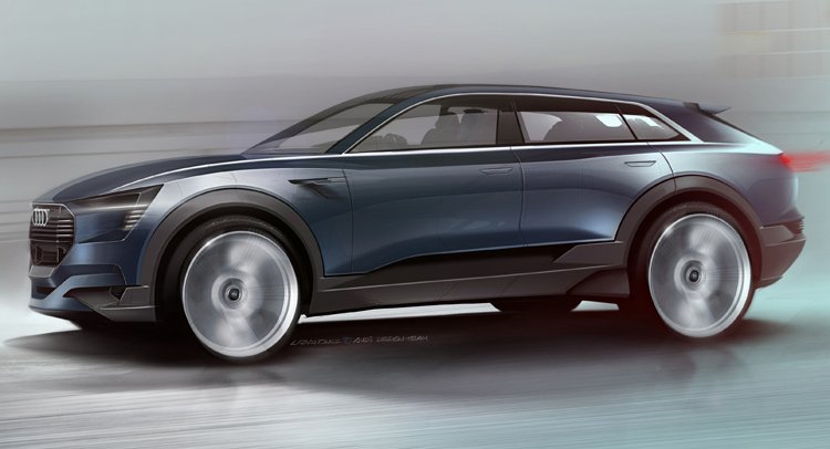 Электрический кроссовер Audi будет называться E-Tron Quattro
