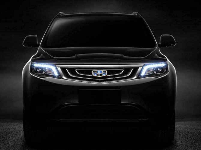 Компания Geely показала тизеры кроссовера NL-3