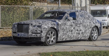 Новый Rolls-Royce Phantom засняли на видеокамеру