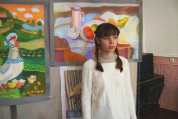 В Херсоне состоялась выставка картин девочки-аутистки