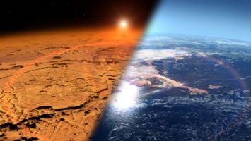 Почти вся атмосфера Марса была утянута в космос