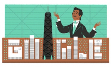 Google посвятил дудл автору небоскребов в Чикаго