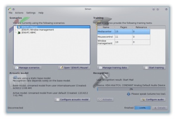 Тестовый выпуск свободной системы распознавания речи Simon 0.4.80