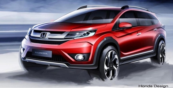 Honda презентовала бюджетный семиместный внедорожник BR-V