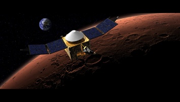 Зонд НАСА нашел "реки" из металлов в атмосфере Марса