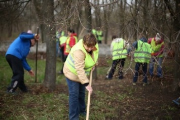 В Краматорске прошла акция «Чистое сердце - чистый город»