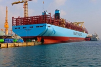 Maersk Line приняла новый крупнейший в мире контейнеровоз (фото)