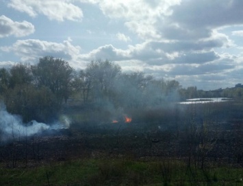 В Киеве на месте бывшего цыганского табора возник пожар