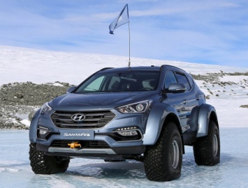 Hyundai Santa Fe прошел экстремальные испытания в Антарктике