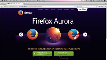 Браузер Mozilla Firefox лишится Aurora-версии
