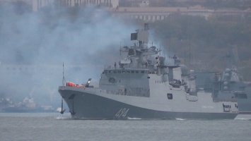 "Адмирал Григорович" выполнил артстрельбу в Средиземном море