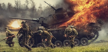 В украинском танке взорвался кондиционер