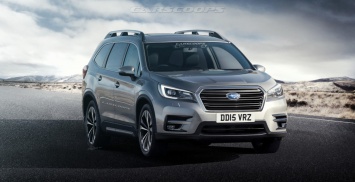 Независимый рендер серийного кроссовера Subaru Ascent