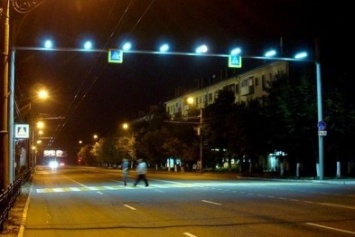В Киеве пешеходные переходы оборудуют сенсорным освещением
