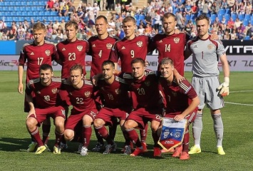 Сборная России по футболу занимает 61-е место в рейтинге ФИФА