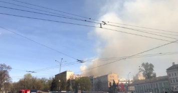 В центре Москвы потушен? масштабный пожар
