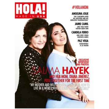 Сальма Хайек и ее мать Диана Хименес стали героинями нового выпуска журнала Hola!