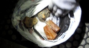 Сумские пограничники обнаружили около 2 килограммов янтаря (+фото)