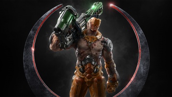 Еще один герой Quake Champions - кибернетический клон Visor, от которого не спрятаться