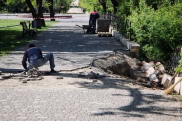 Противооползневые работы в парке Шевченко обойдутся городу в 1,5 млн гривен