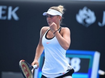 Теннисистка М.Костюк впервые в карьере пробилась в четвертьфинал 25-тысячника ITF