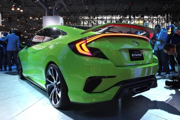 Замечен прототип купе Honda Civic нового поколения