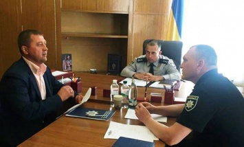 Полицейское руководство пообщалось с жителями Херсонщины