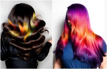 Модный тренд сезоня: 17 впечатляющих примеров градиентного окрашивания волос во все цвета радуги