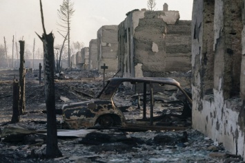 В Сибири из-за пожаров на лесопилках сгорели сотни домов в нескольких городах