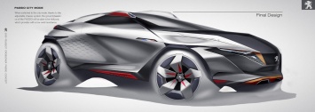 Представлен футуристический концепт кроссовера Peugeot 2030 года