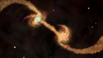 Астрономы выяснили, как сильно "худеют" галактики после слияний