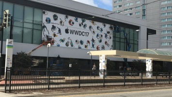 Место проведения WWDC 2017 уже украсили баннерами