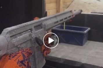В Украине испытали замороженную винтовку: кто не понял, тот поймет. ВИДЕО