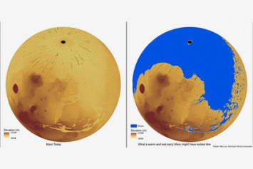 На Марсе существовал огромный древний океан