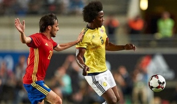 Испания сыграла в результативную ничью с Колумбией